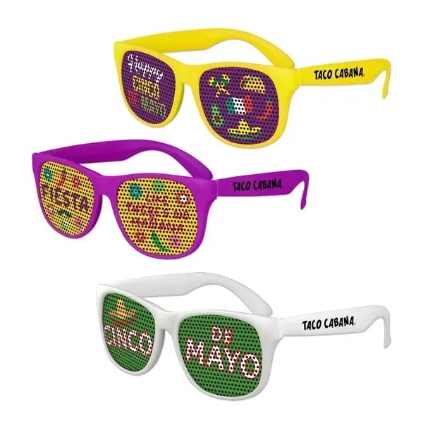 Main Product Image for Custom Printed Cinco De Mayo Art Pinhole Sunglasses