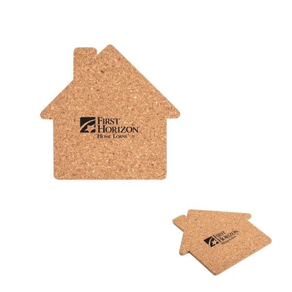 Main Product Image for Custom Printed House Cork Coaster