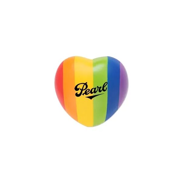 Main Product Image for Custom Printed Pride Heart Stress Ball