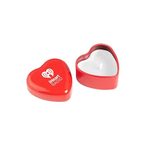 Main Product Image for Custom Printed Red Heart Candle 15g