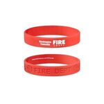 Buy Custom Printed Fire Safety Silicone Bracelet
