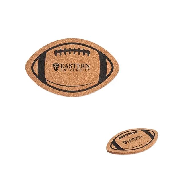 Main Product Image for Custom Printed Football Cork Coaster