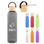 Buy Custom Jeffrey rPET Bottle With Bamboo Lid And Easy Carry 32 Oz.