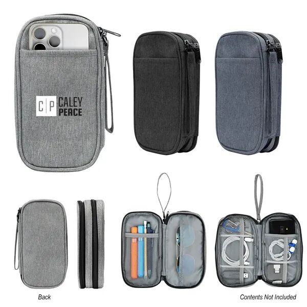 Main Product Image for Custom Printed Tandem Tech Travel Organizer