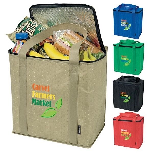 Main Product Image for Custom Printed Koozie(R) Zippered Insulated Grocery Tote