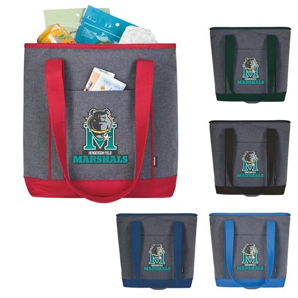 Main Product Image for Custom Printed Koozie(R) Two-Tone Lunch-Time Cooler Tote