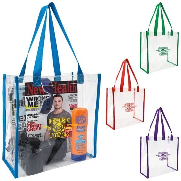 Main Product Image for Custom Printed Clear Game Tote