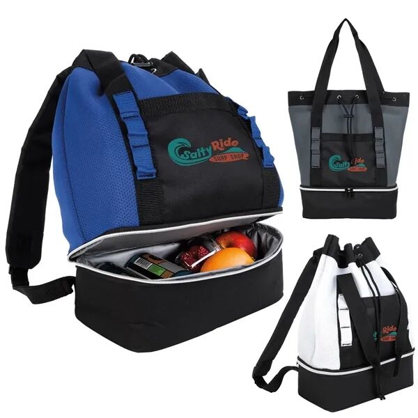 Main Product Image for Custom Printed Brightwater Dual-Compartment Tote-Pack Cooler