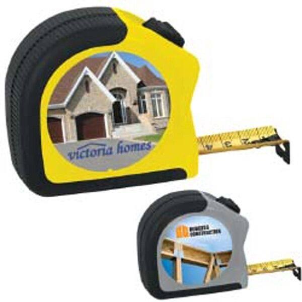 Main Product Image for Custom Printed Gripper Tape Measure 25' 