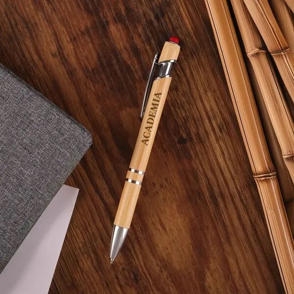 Main Product Image for Custom Printed Gardena Bamboo Stylus Pen