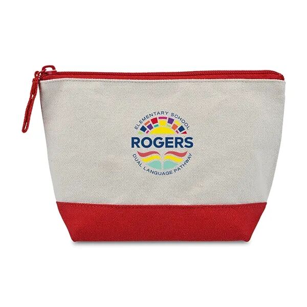 Main Product Image for Custom Printed Canvas Zippered Pouch