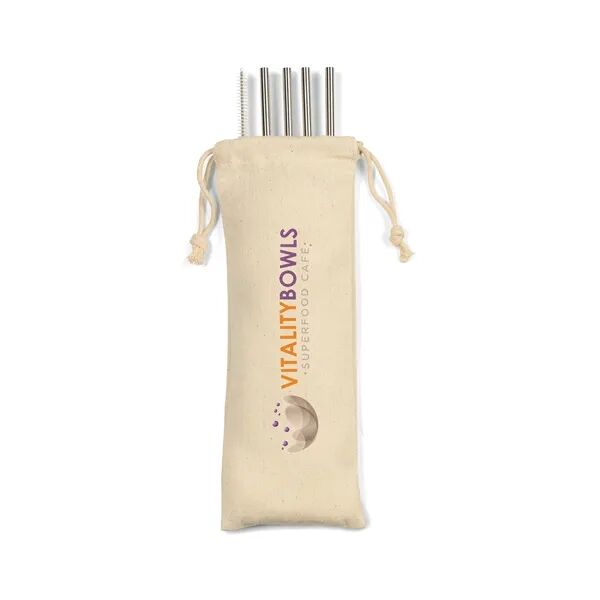 Main Product Image for Custom Printed Reed Stainless Steel Straw Set