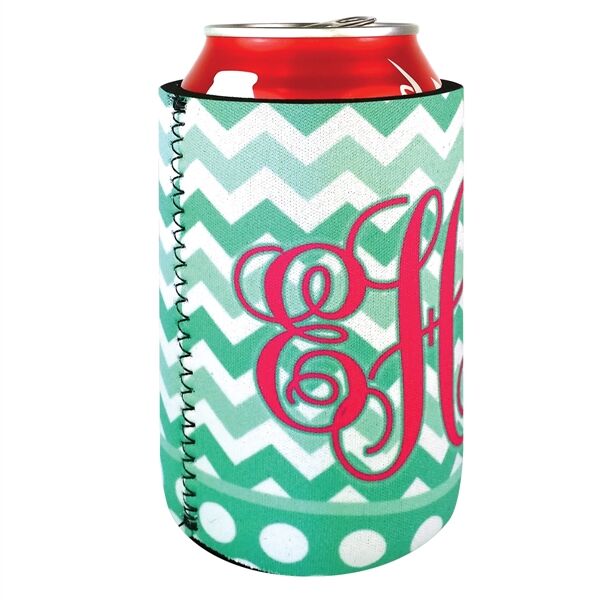 Main Product Image for Custom Printed Full Color Neoprene Collapsible Coolie