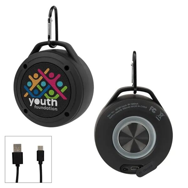 Main Product Image for Custom Printed Water Resistant Speaker Carabiner 2.0