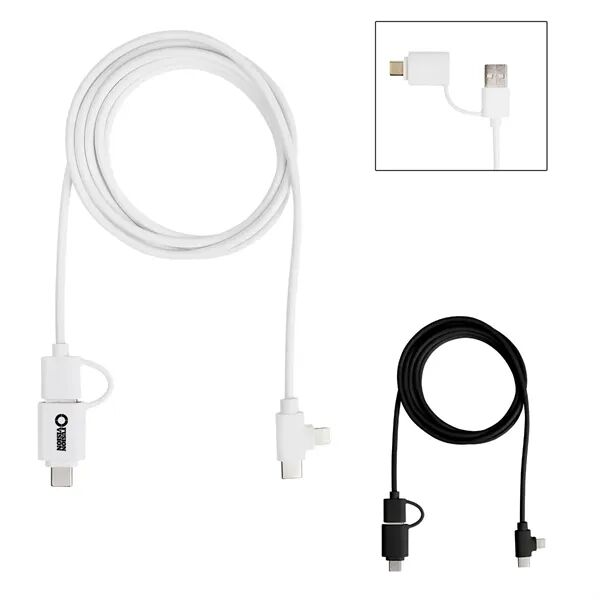 Main Product Image for Custom Printed 5' Recycled Charging Cable