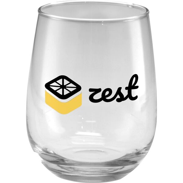 Main Product Image for Custom Printed Stemless Wine Glass 16.9 Oz