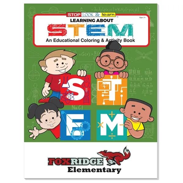 Main Product Image for Custom Printed Coloring Book: Learning About STEM