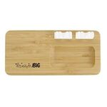 Buy Custom Bamboo 10W Wireless Charging Pad with Cable Organizer