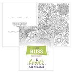 Buy Cuustom Printed Good Value(TM) Floral Bliss Adult Coloring Book