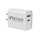 Buy Custom Printed 20W Fast Charge Wall Charger QC3.0 PD