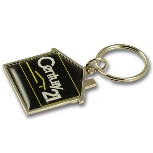 Main Product Image for Custom Printed House Shaped Keychain