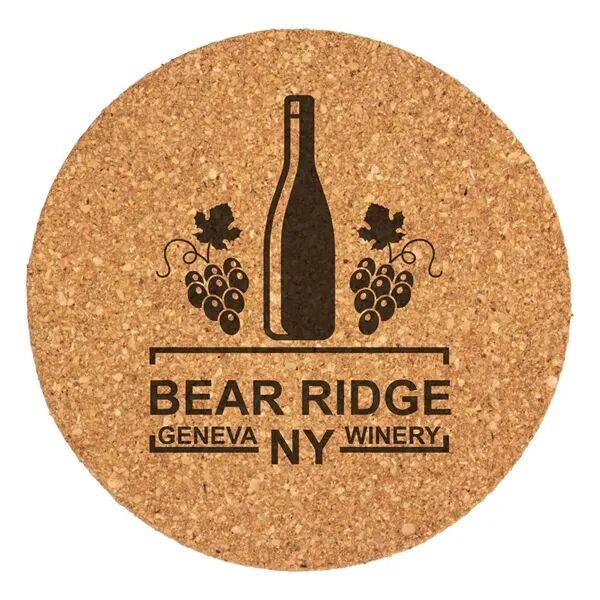 Main Product Image for Custom Printed Deluxe Cork Coaster