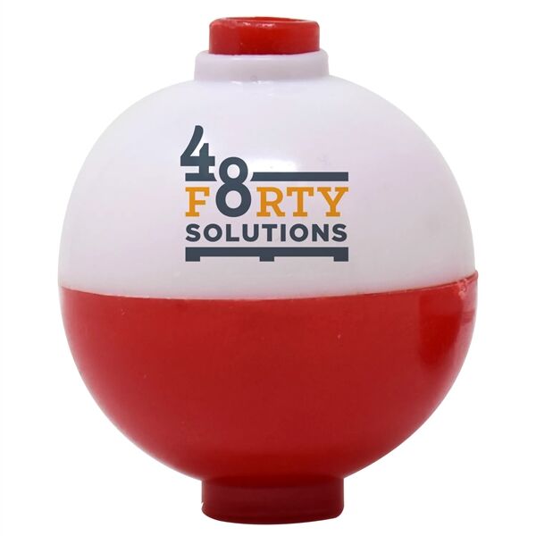 Main Product Image for Custom Printed Red & White Fishing Bobber 1-1/2"