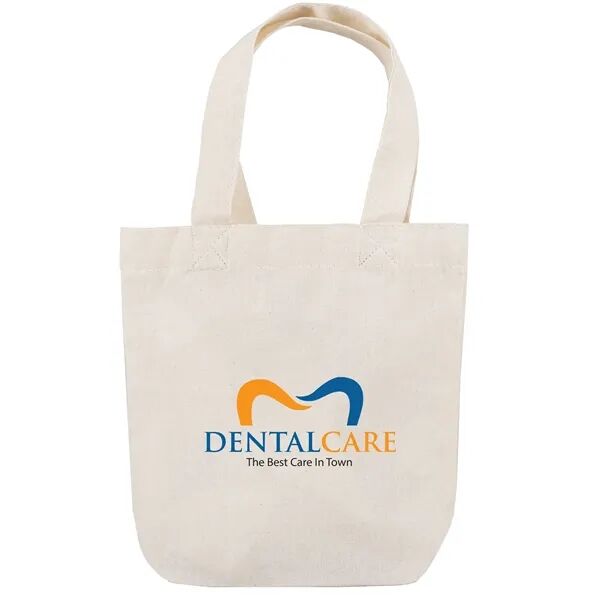 Main Product Image for Custom Printed Mini 4.5 oz Cotton Tote