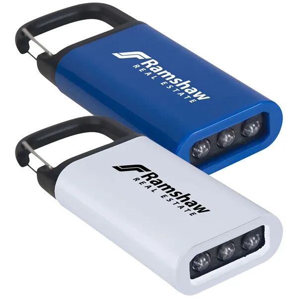 Main Product Image for Custom Printed Clip On Pull-Apart Plastic Flashlight