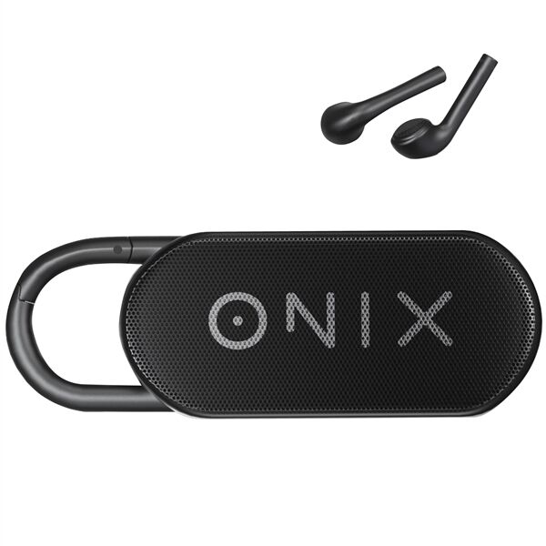 Main Product Image for Custom Printed Clip Buddies Wireless Speaker + Earbuds