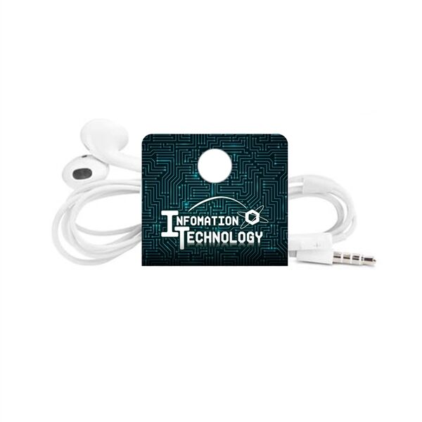 Main Product Image for Custom Printed Tech Wrap Cord Organizer