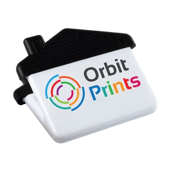 Main Product Image for Full Color House Shaped Clip with Magnet