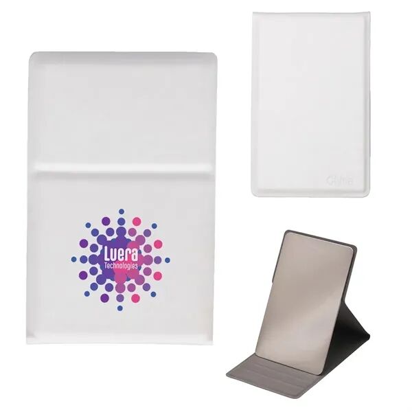Main Product Image for Custom Logo Reflections Stainless Steel Mirror w/ 3-Angle Stand