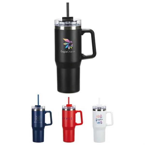 Main Product Image for Branded Maestro Vacuum Insulated Stainless Steel Mug 30 Oz