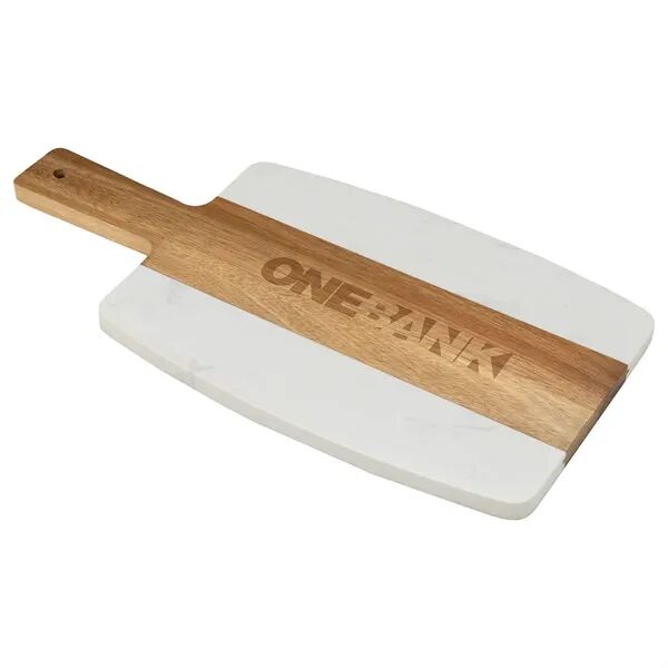 Main Product Image for Laser Engraved Acacia & Marble Cutting Board