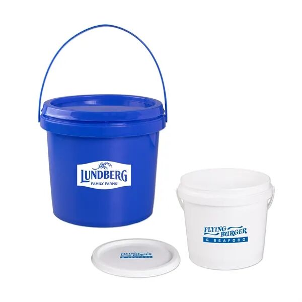 Main Product Image for Branded 1 Gallon Bucket with Lid
