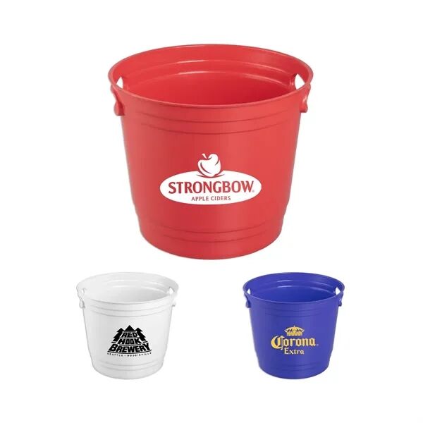 Main Product Image for Custom Printed Stackable Plastic Bucket
