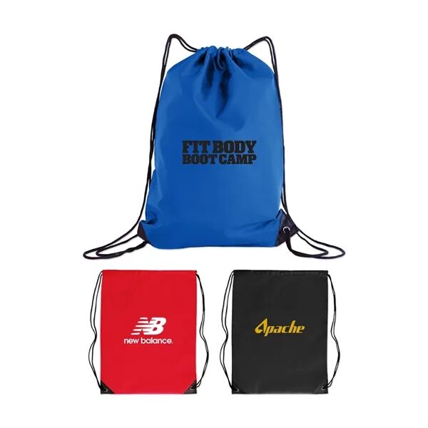 Main Product Image for Branded Nylon Drawstring Backpack