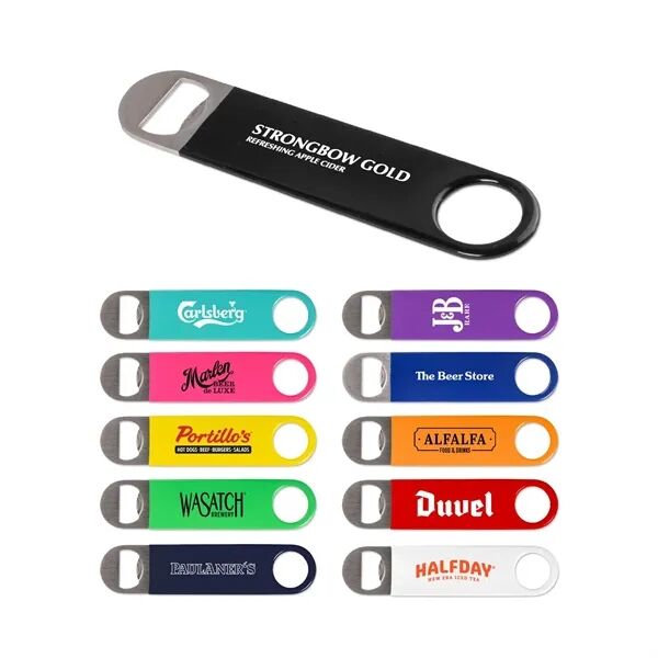 Main Product Image for Branded Vinyl Wrapped Paddle Style Bottle Opener