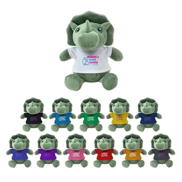 Main Product Image for Custom Logo 6" Tracey Triceratops