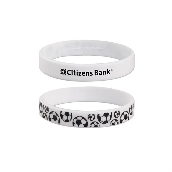 Main Product Image for Branded Soccer Silicone Bracelet