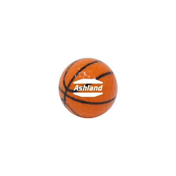 Main Product Image for Custom Logo Basketball Mini Golf Ball