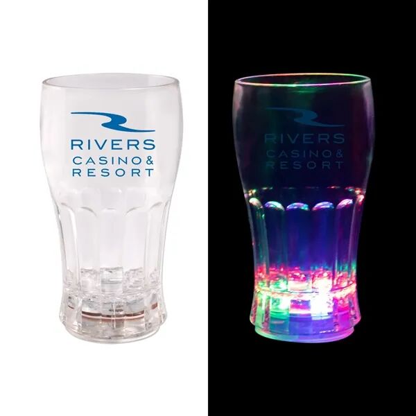 Main Product Image for Custom Printed 3 Light Plastic Fluted Bell Soda Cup 12 Oz