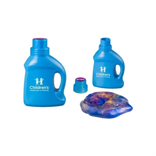 Main Product Image for Custom Printed Multi-Color Slime in Laundry Detergent Container