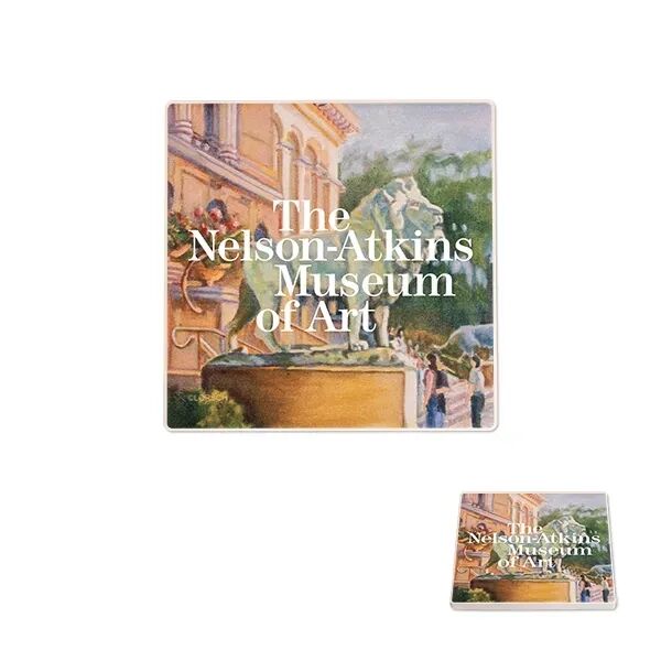 Main Product Image for Branded Single Square Absorbent Stone Coaster