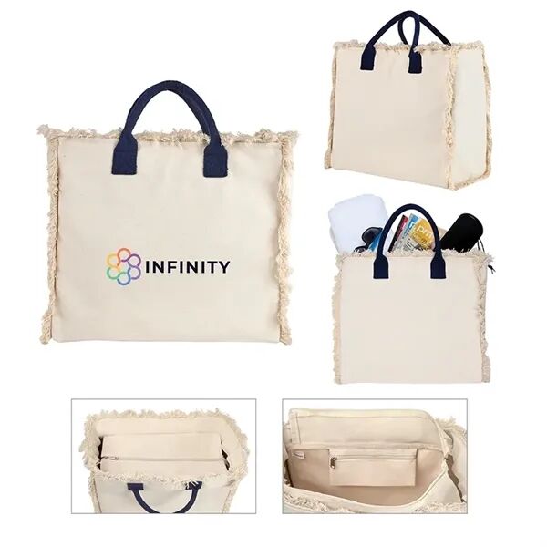 Main Product Image for Custom Logo Charlene Resort Cotton Tote