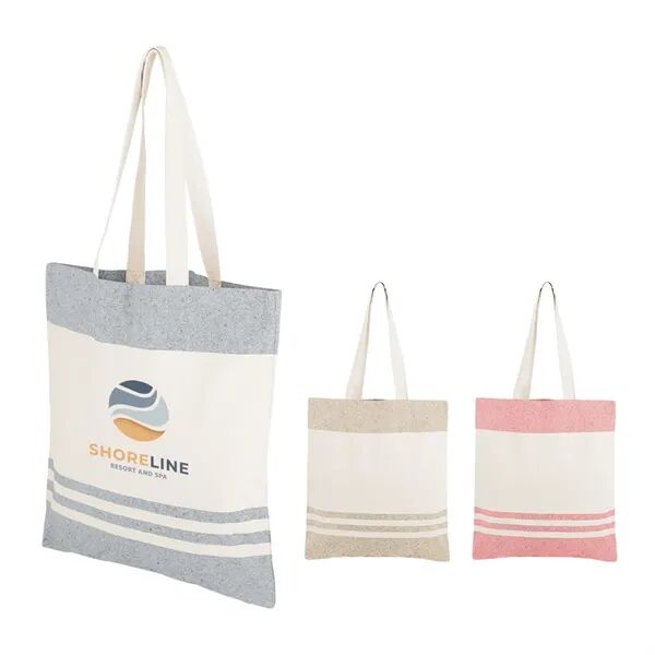 Main Product Image for Branded Marlo 10 Oz. Recycled Cotton Tote Bag