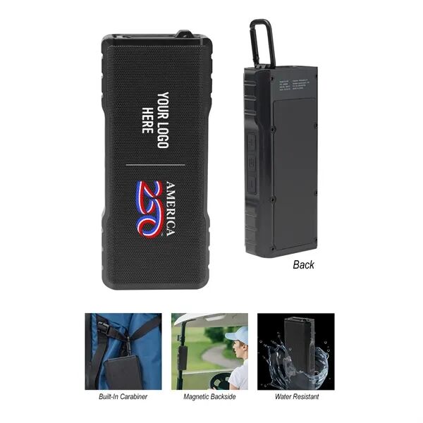Main Product Image for Imprinted America250 Magnetic Speaker with Carabiner