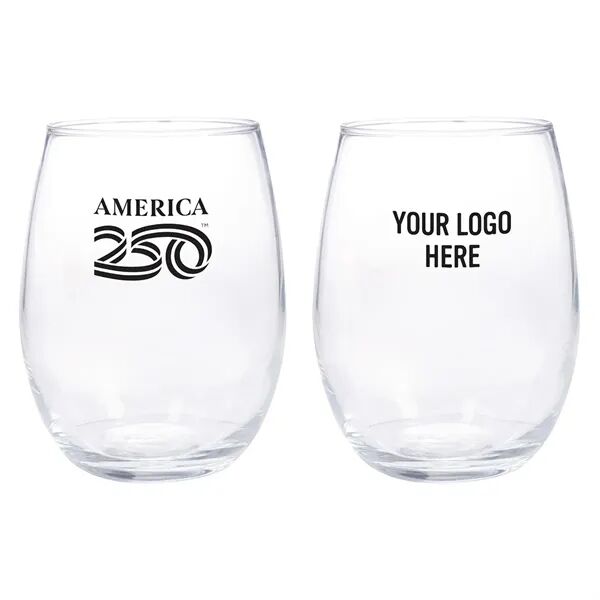 Main Product Image for Branded America250 Wine Glass 15 Oz