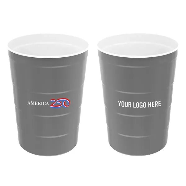 Main Product Image for Branded America250 Steel Chill-Cups(TM) 16 Oz